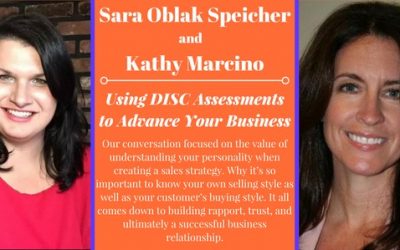 (Video) Using DISC Assessments to advance your business – with Sara Oblak Speicher